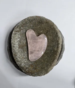 Mini Rose Quartz Gua Sha